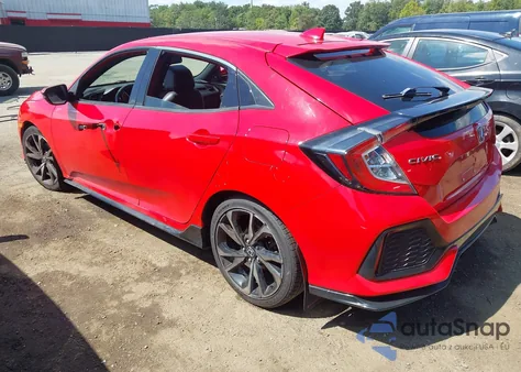 2017 Honda Civic Sport Touring z USA, uszkodzony, nr VIN SHHFK7H98HU426630